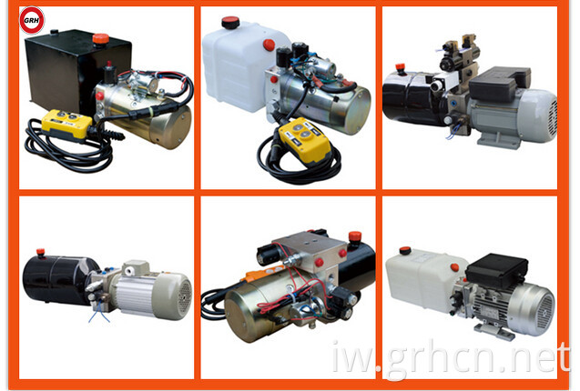 שסתום סולנואיד הידראולי קטן DC 24V יחידת כוח כפולה